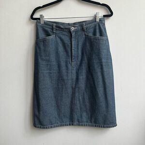 Liz Claiborne Liz Wear Jeans Women's A-Line Denim Skirt Blue Size 8